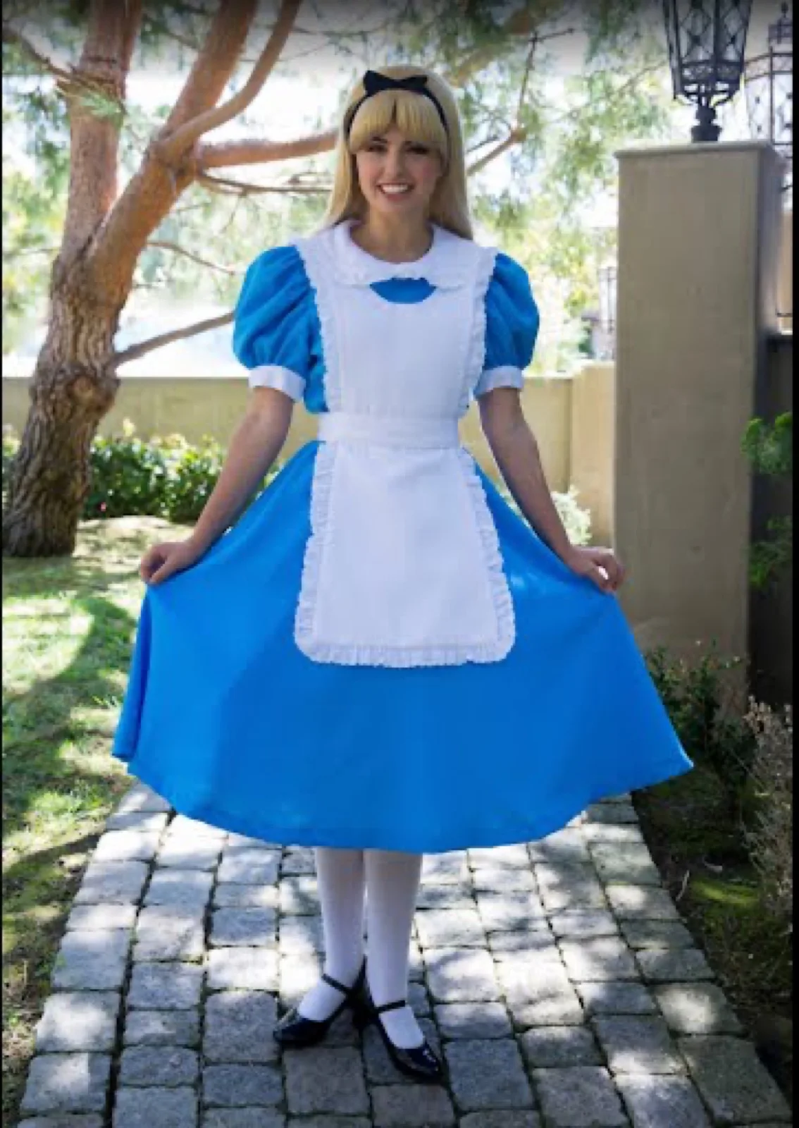 Wonderland Girl party character in Fort Lauderdale