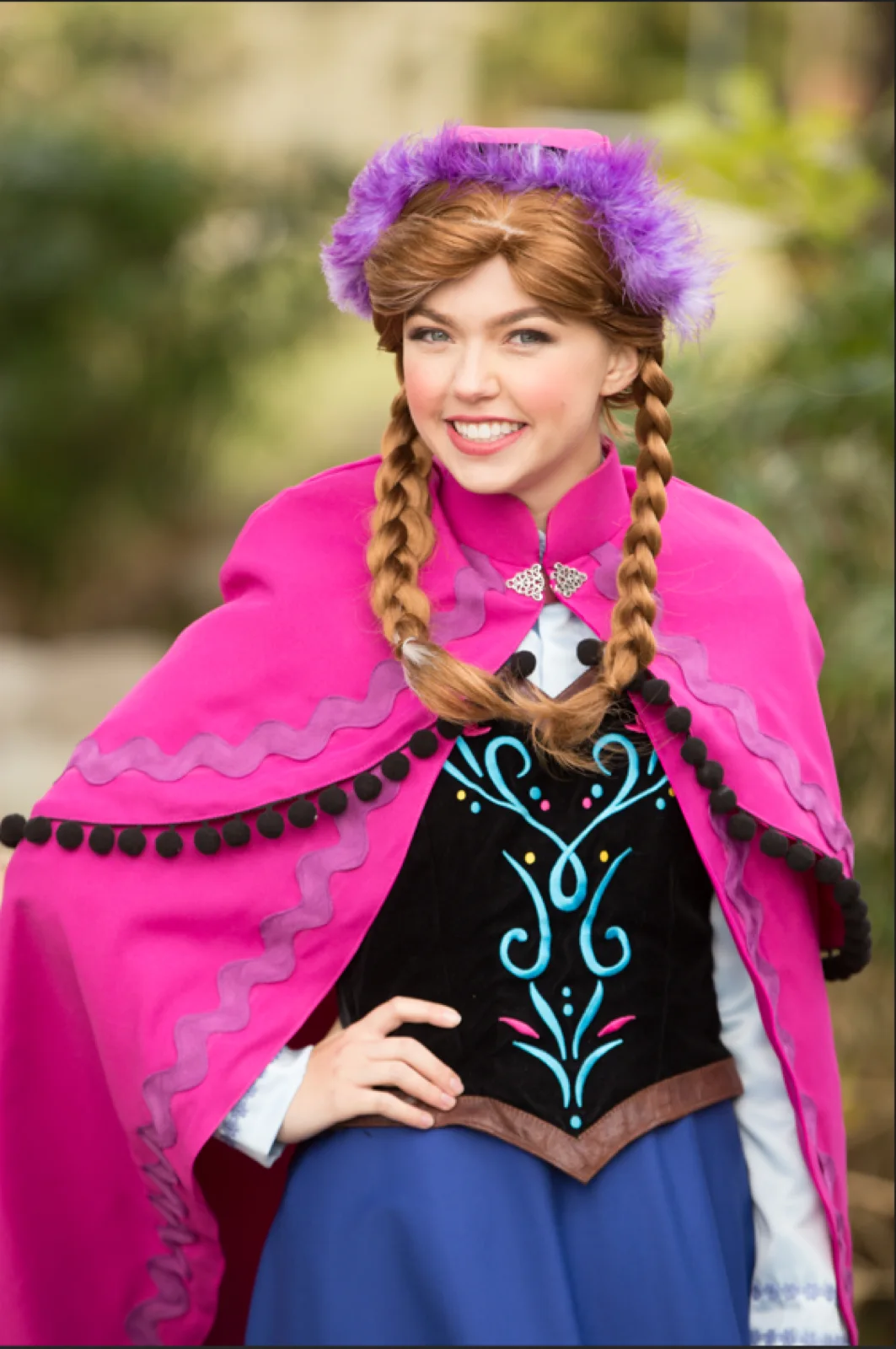 Snow Princess party character in Fort Lauderdale