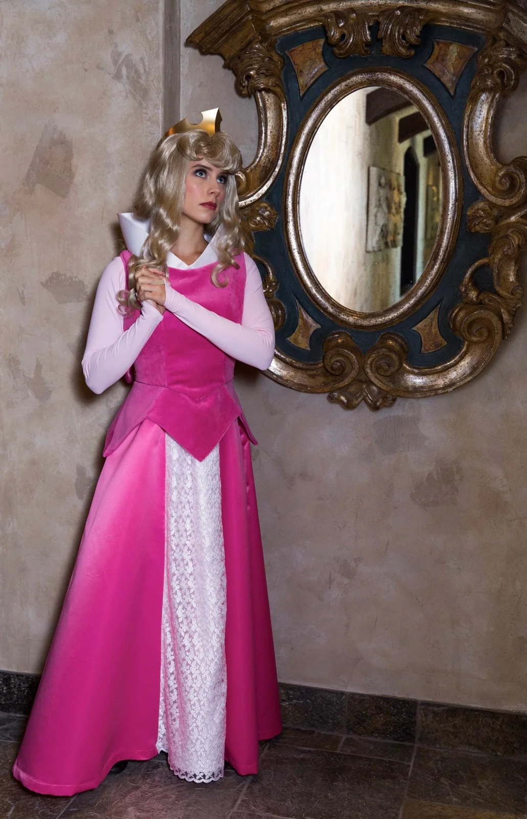 Sleeping Beauty party character in Fort Lauderdale