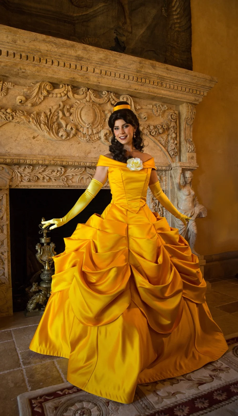 Bookish Princess party character in Fort Lauderdale