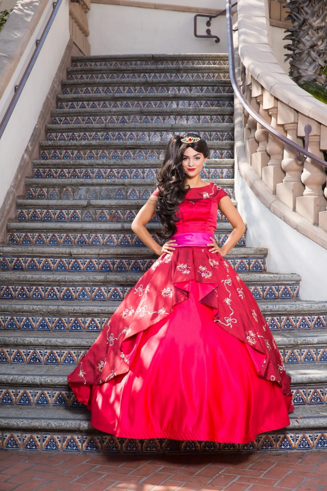 Latina Princess party character in Fort Lauderdale
