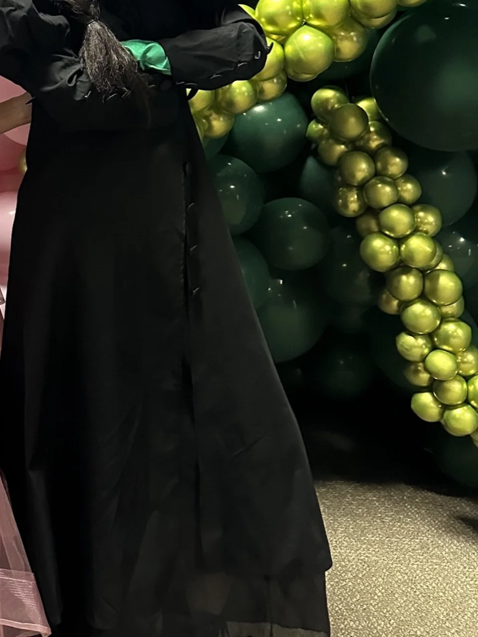 Emerald Witch party character in Fort Lauderdale