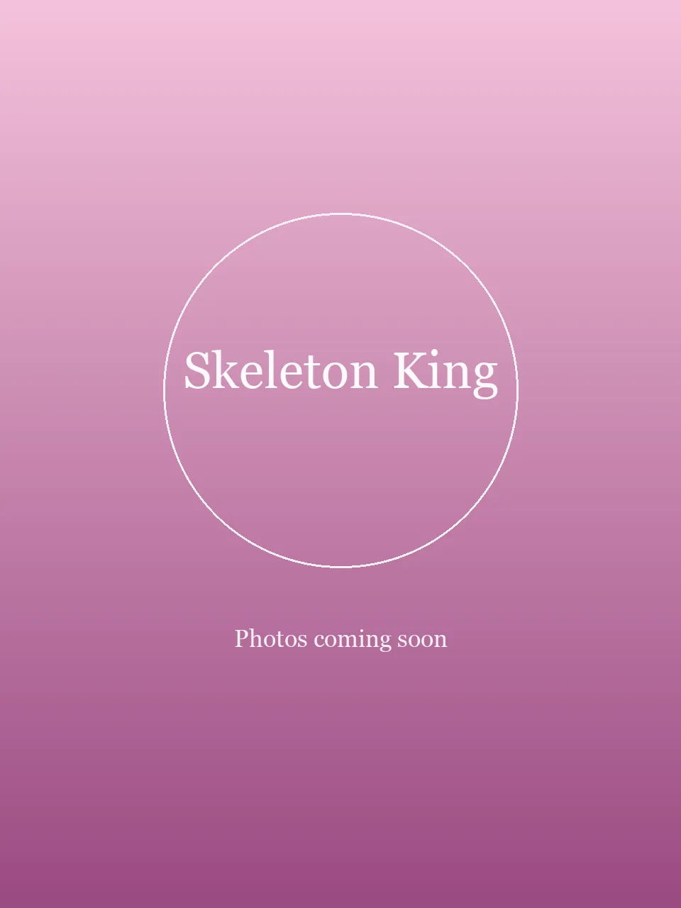 Skeleton King party character in Fort Lauderdale