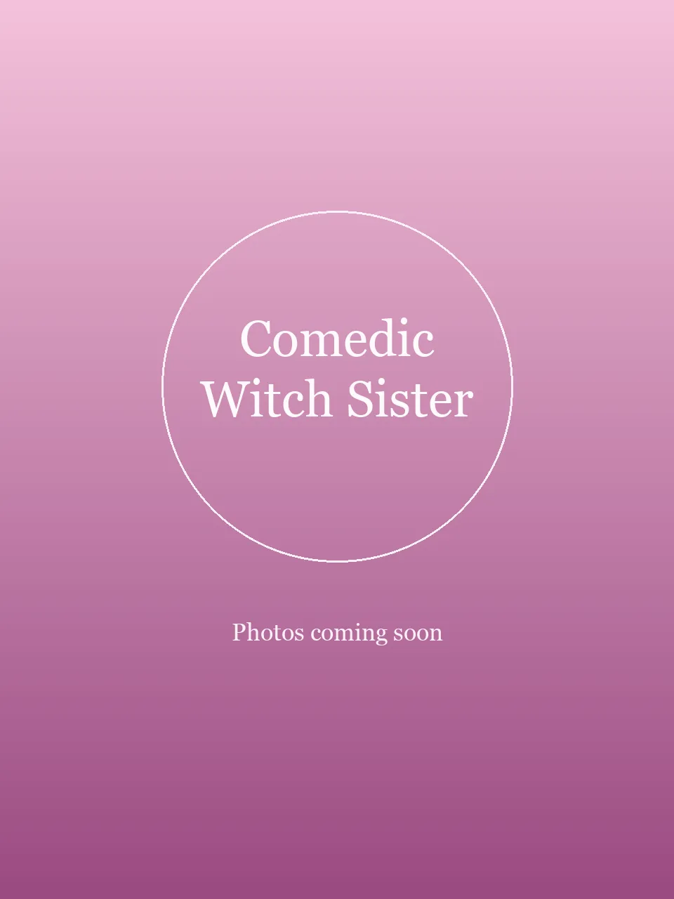 Comedic Witch Sister party character in Fort Lauderdale
