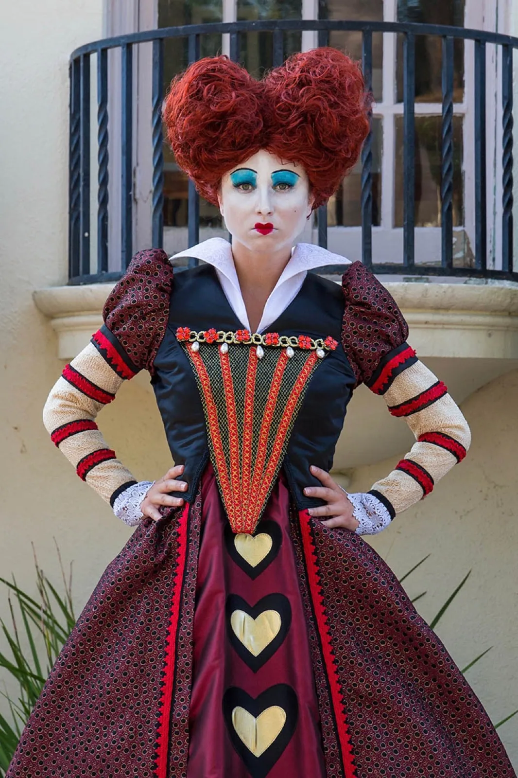 Red Queen – Wonderland party character in Fort Lauderdale