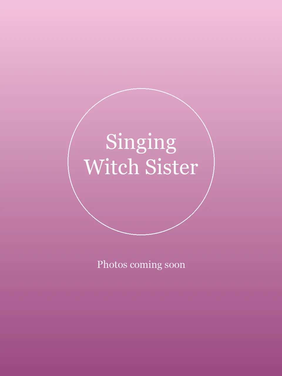 Singing Witch Sister party character in Fort Lauderdale